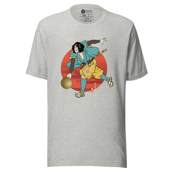 Samurai Play Bowling Ukiyo-e Unisex t-shirt