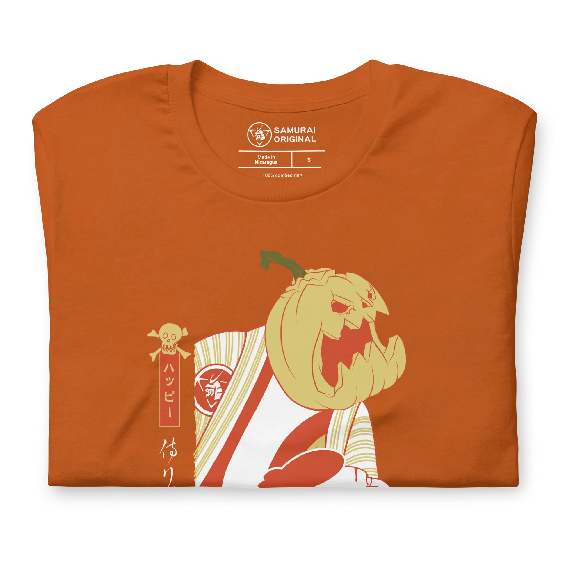 Halloween Pumpkin Japanese Ukiyo-e Unisex T-shirt -