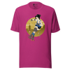 Geisha Roller Derby Japanese Ukiyo-e Unisex T-shirt - Berry / S