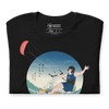 Samurai Kiteboarding Ukiyo-e Unisex T-shirt