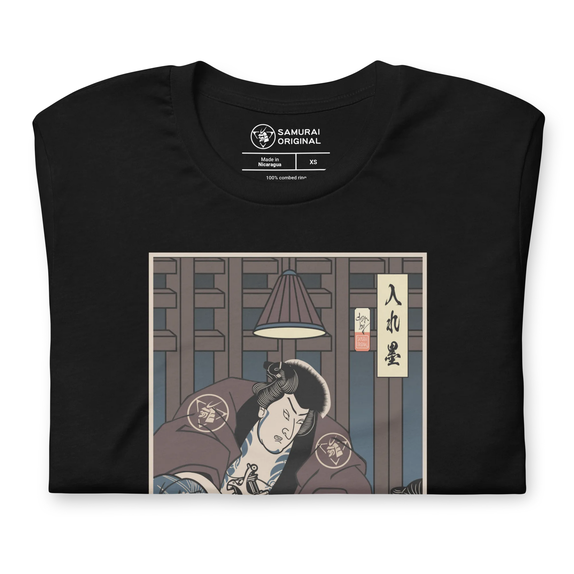 Samurai Tattoo Artist Ukiyo-e Unisex T-Shirt - Samurai Original