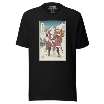 Samurai Santa Claus Merry Christmas Ukiyo-e Funny Unisex T-Shirt