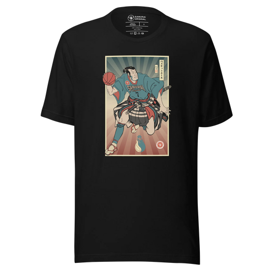 Samurai Basketball Player 2 Sport Ukiyo-e Unisex T-Shirt - Samurai Original