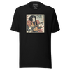 Samurai Guitar Player 3 Music Ukiyo-e Unisex T-Shirt - Black / S