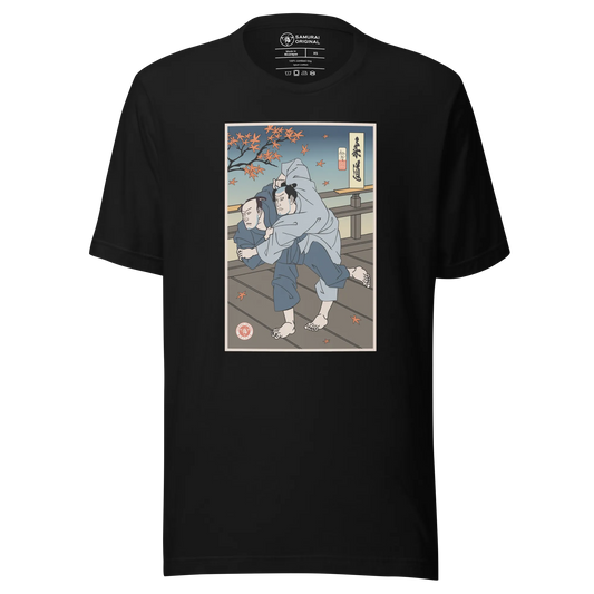 Samurai Judo Martial Ukiyo-e Unisex T-Shirt