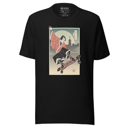 Samurai Longboard Ukiyo-e Unisex T-Shirt