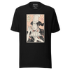 Geisha Chef Cook Dish Japanese Ukiyo-e Unisex T-Shirt - Black / S