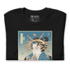 Geisha and Yorkshire Dog Japanese Ukiyo-e Unisex t-shirt -