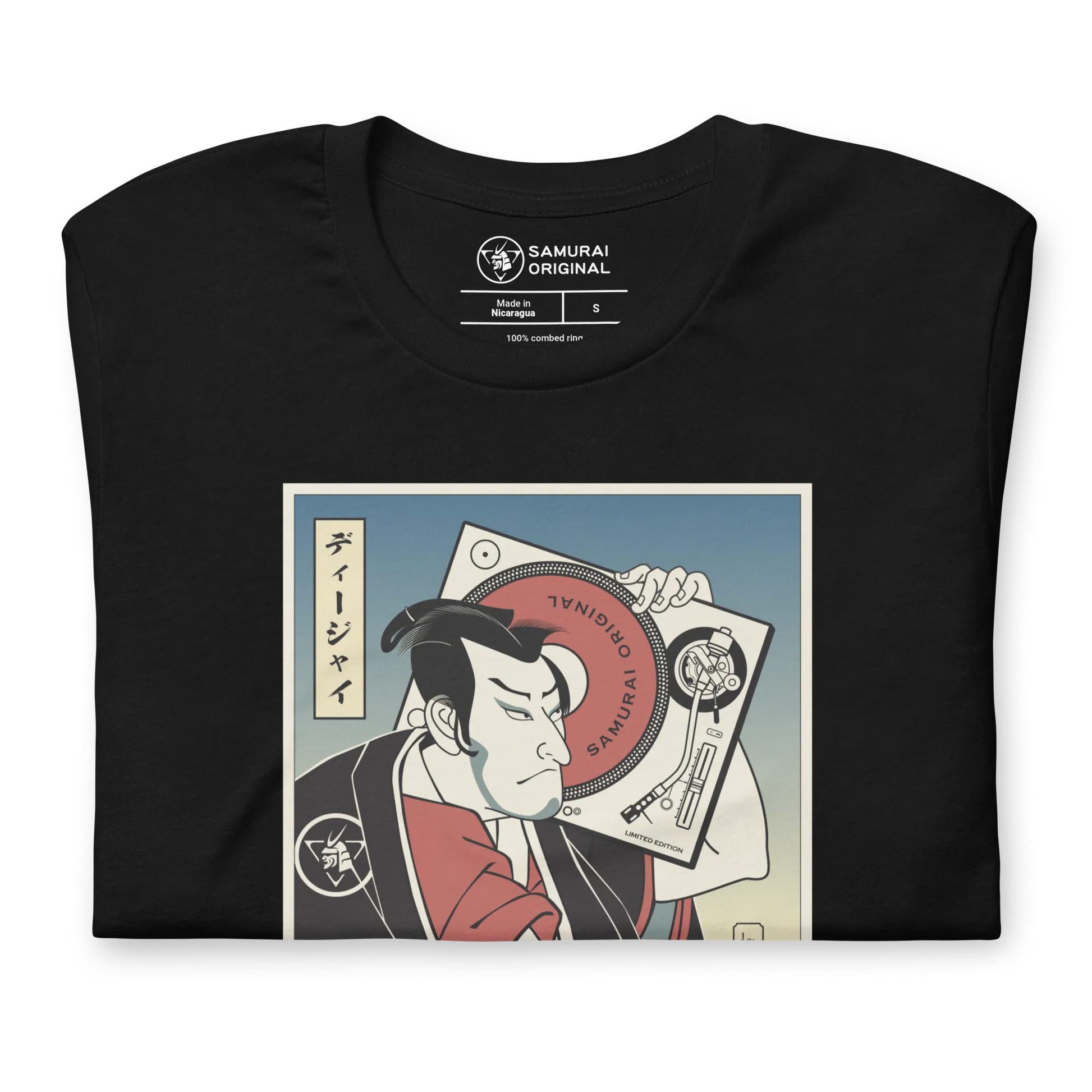 Samurai DJ 4 Music Ukiyo-e Unisex T-Shirt - Samurai Original