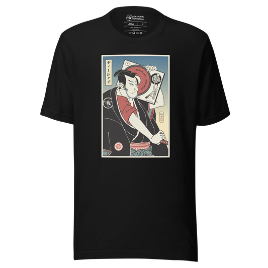 Samurai DJ 4 Music Ukiyo-e Unisex T-Shirt - Samurai Original