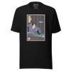 Samurai Billiards Pool Player Ukiyo-e Unisex T-Shirt - Black / S