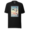 Cat Photographer Funny Japanese Ukiyo-e Unisex T-shirt - Black / S