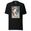 Geisha Crochet Mom Japanese Ukiyo-e Unisex T-Shirt - Black / S