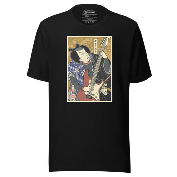 Samurai Electric Guitar Guitarist Music Ukiyo-e Unisex T-Shirt