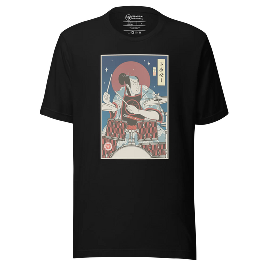 Samurai Drummer Percussion Music Ukiyo-e Unisex T-Shirt