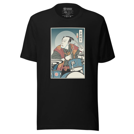 Samurai Drummer 4 Percussion Music Ukiyo-e Unisex T-Shirt