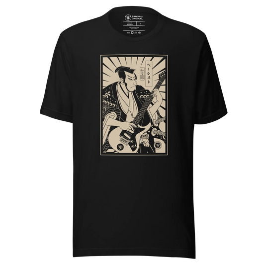 Samurai Bassist Player 2 Music Ukiyo-e Unisex T-Shirt - Samurai Original