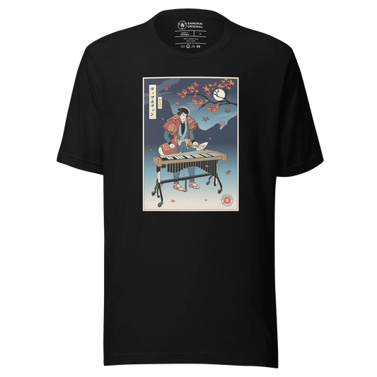 Samurai Vibraphonist Player Ukiyo-e Music Unisex T-Shirt