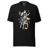 Samurai Play Mandolin Music Ukiyo-e Unisex T-shirt