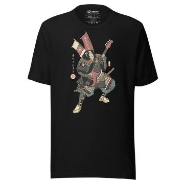 Samurai Bassist Player 7 Music Ukiyo-e Unisex T-Shirt - Samurai Original