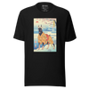 Dog Doberman Pinscher Japanese Ukiyo-e Unisex T-Shirt - Black / S