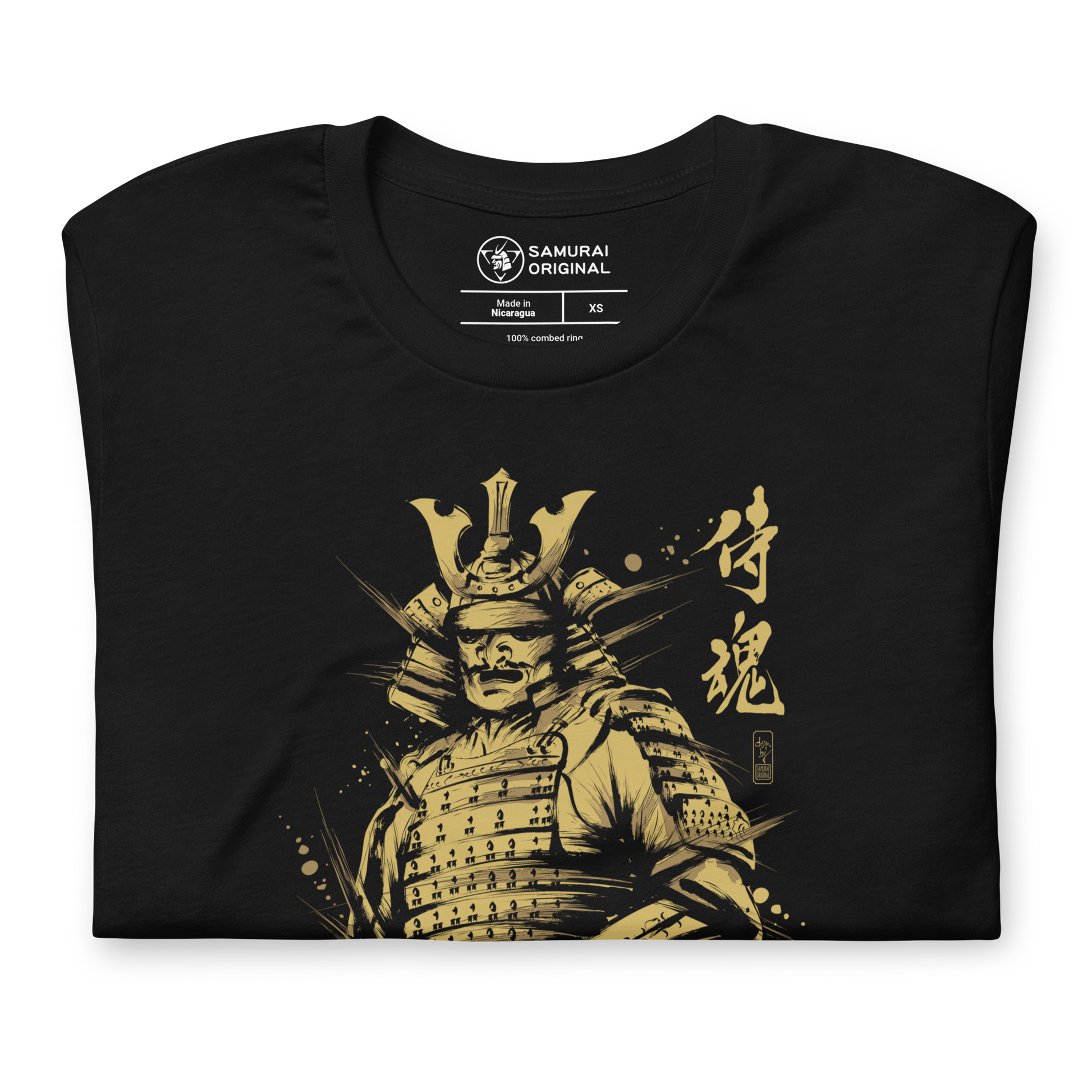 Samurai Sumi-e Japanese Ink Painting Unisex T-Shirt -