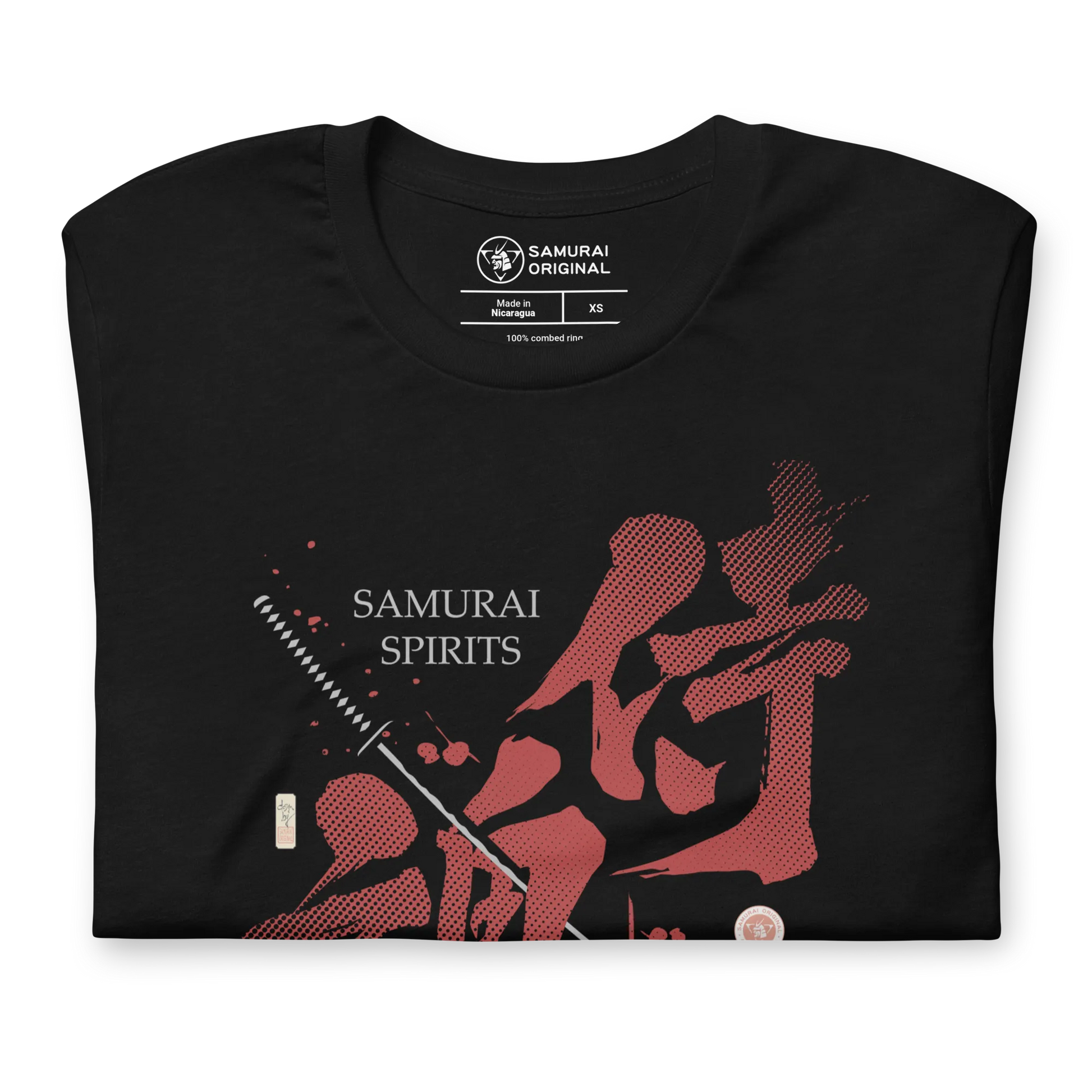 Samurai Spirits Kanji Calligraphy Unisex T-Shirt -