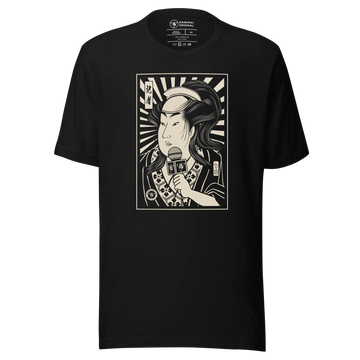 Onna Bugeisha Speaker Reporter Japanese Ukiyo-e Unisex T-Shirt - Samurai Original