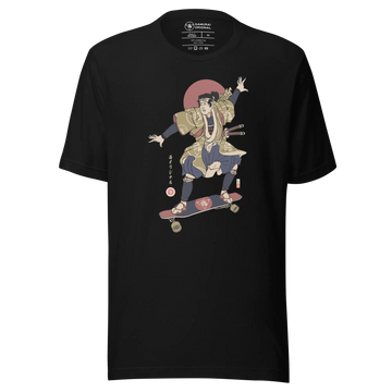 Samurai Longboard 2 Ukiyo-e Unisex T-Shirt