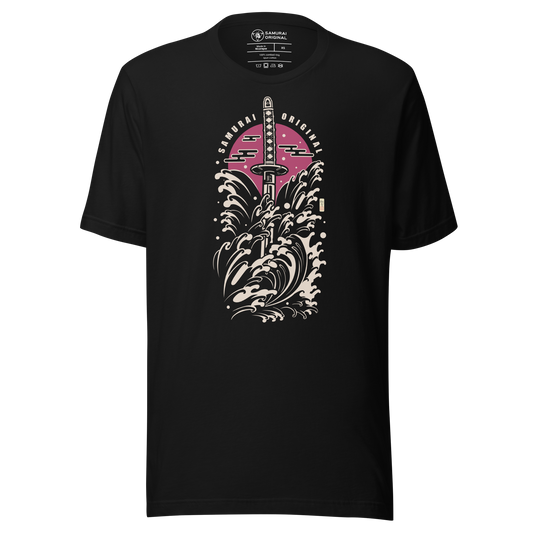 Katana Samurai Japanese Unisex T-Shirt - Black / S