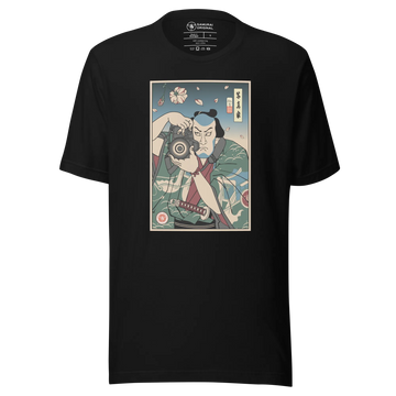 Samurai Photographer 5 Camera Ukiyo-e Unisex T-Shirt