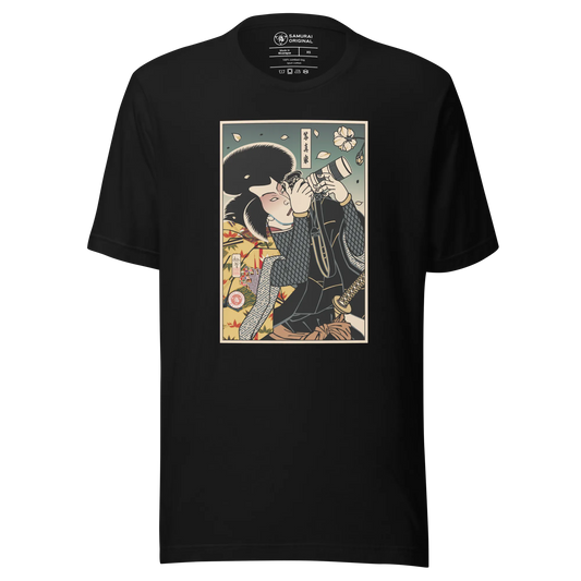 Samurai Photographer 8 Camera Ukiyo-e Unisex T-Shirt