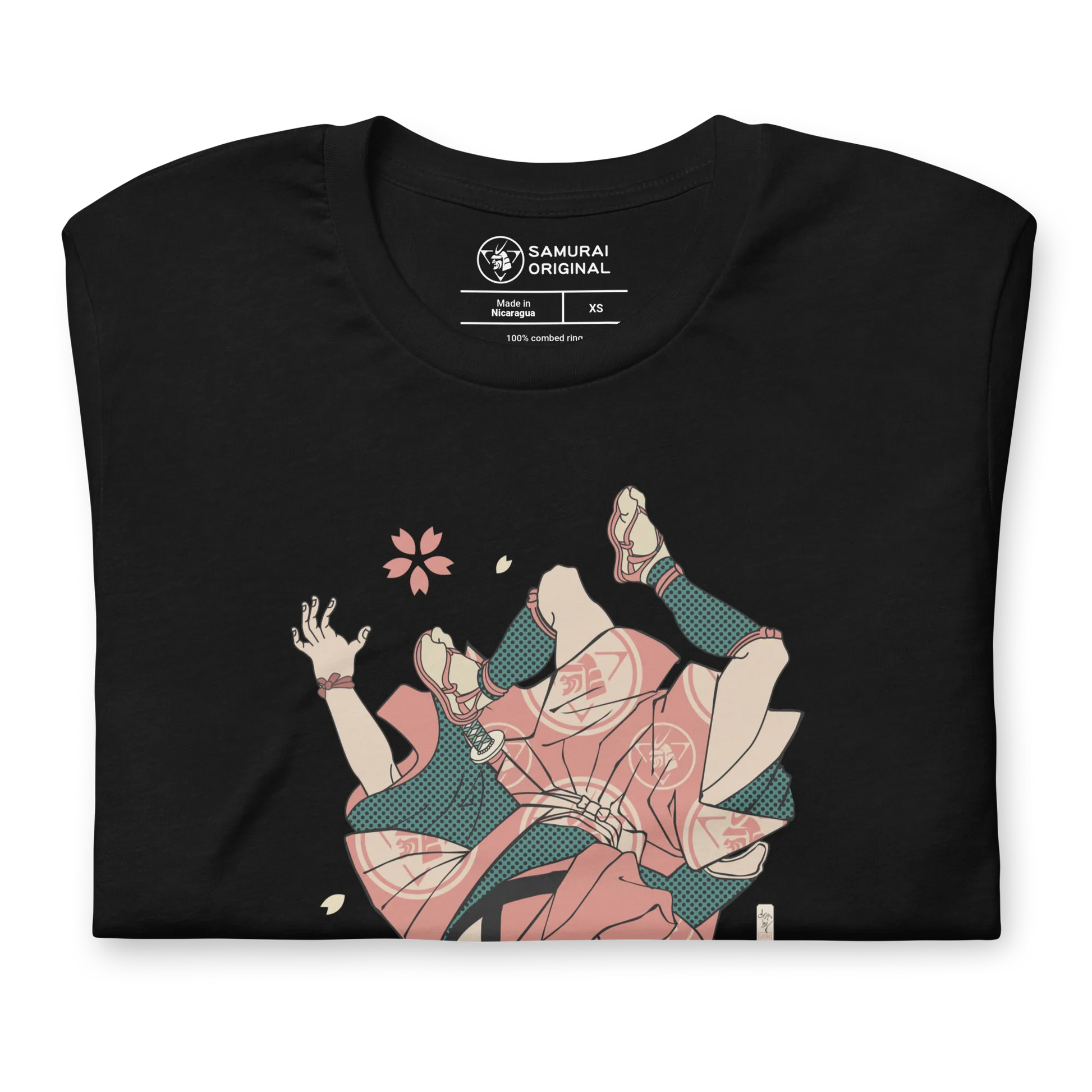 Samurai Hip Hop Dance Ukiyo-e Funny Unisex T-Shirt -