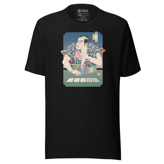 Samurai Pocker Ukiyo-e Unisex T-shirt