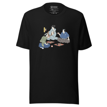 Samurai Drinking Sake Ukiyo-e Unisex T-Shirt