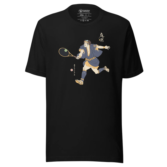 Samurai Tennis Sport Ukiyo-e 2 Unisex T-shirt