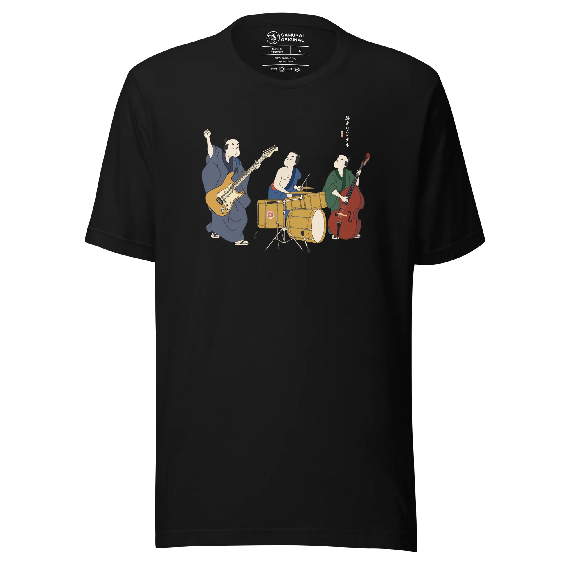 Samurai Band Ukiyo-e Unisex T-shirt - Samurai Original