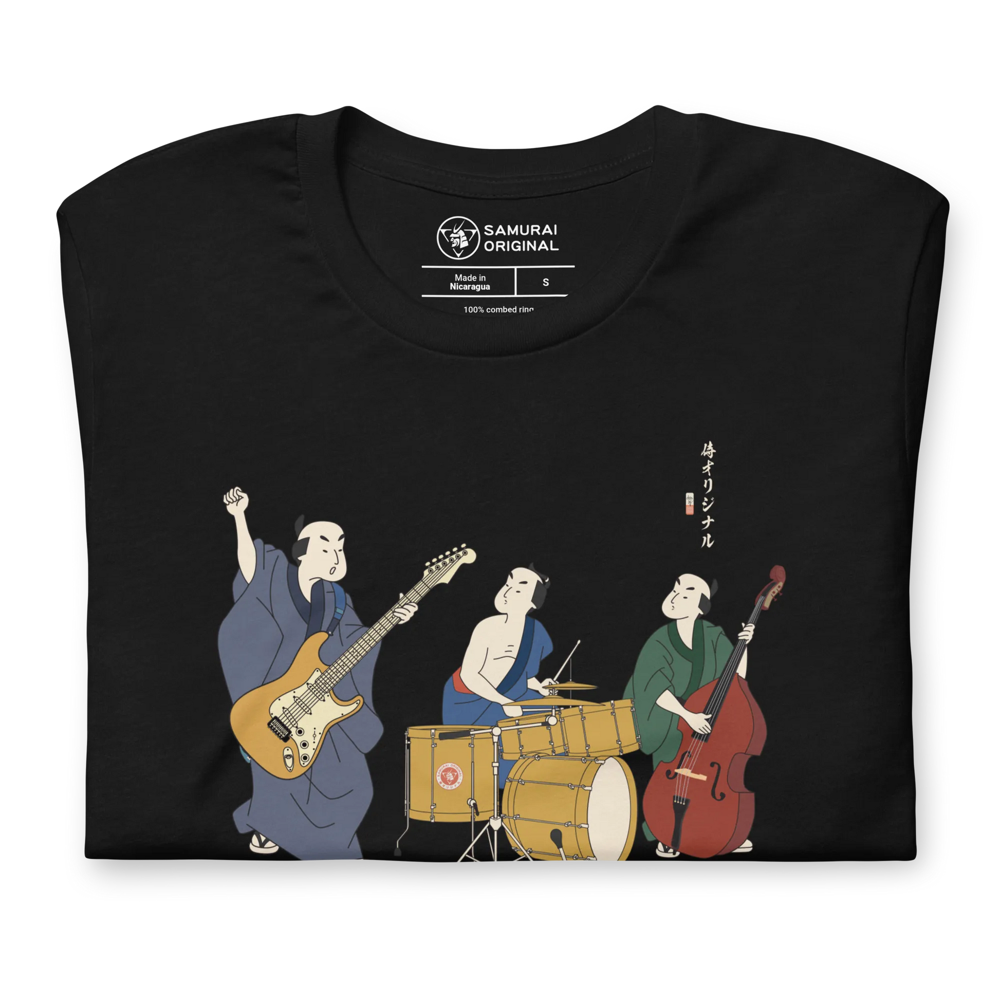 Samurai Band Ukiyo-e Unisex T-shirt - Samurai Original