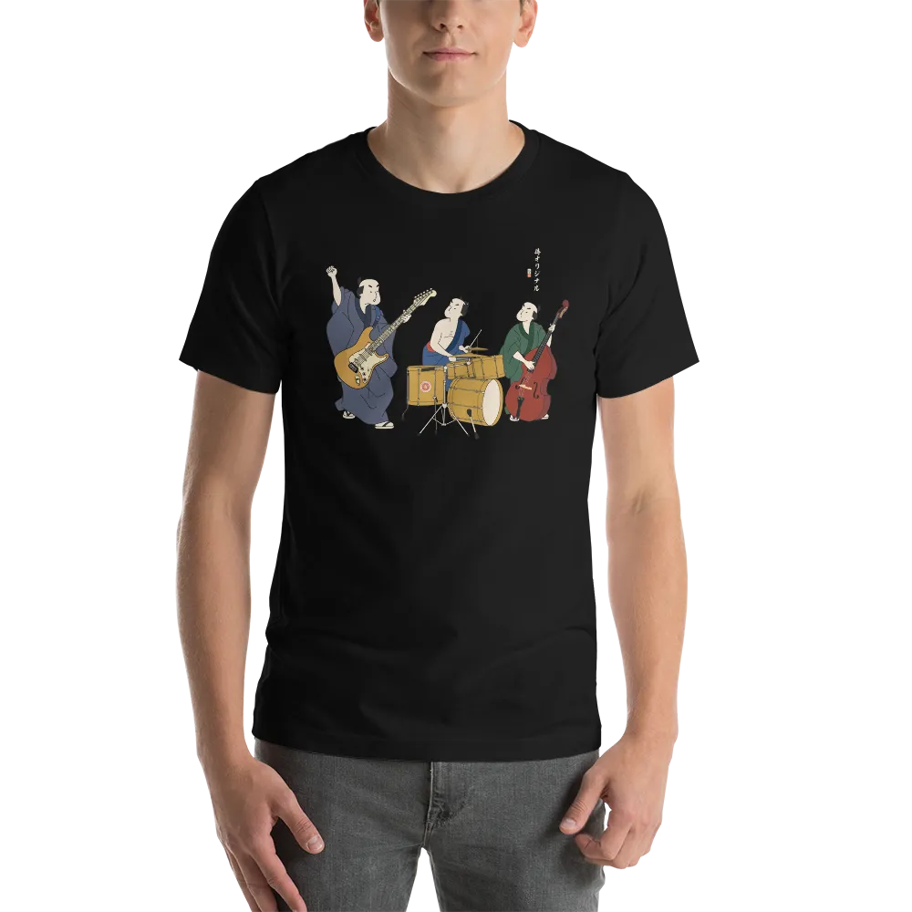 Samurai Band Ukiyo-e Unisex T-shirt - Samurai Original