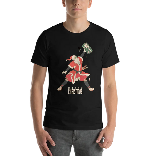 Santa Samurai Christmas Ukiyo-e Unisex t-shirt