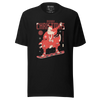 Santa Samurai Snowboard Christmas Ukiyo-e  Unisex T-shirt