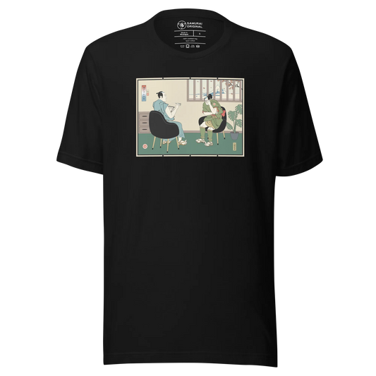 Samurai Psychologist Ukiyo-e Unisex T-shirt - Samurai Original