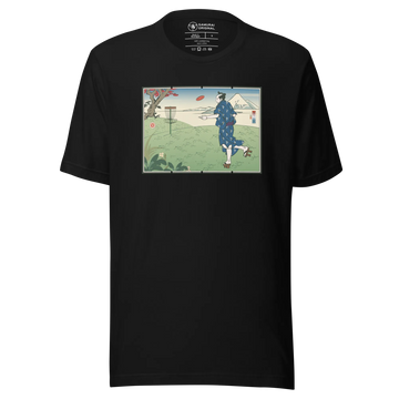 Samurai Disc Golf Ukiyo-e Unisex T-shirt - Samurai Original