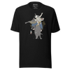 Samurai Bull Riding Ukiyo-e Unisex T-shirt - Samurai Original