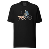 Samurai Cycling With DogLabrador Retriever Ukiyo-e Unisex T-shirt - Samurai Original