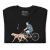 Samurai Cycling With DogLabrador Retriever Ukiyo-e Unisex T-shirt - Samurai Original