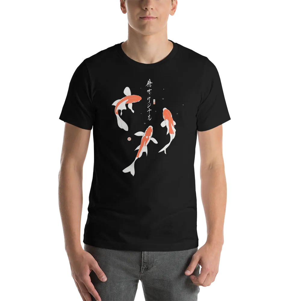 Koi Fish Japanese Ukiyo-e Unisex T-shirt 2 -