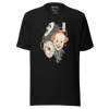 Halloween Mask Japanese Ukiyo-e Unisex T-shirt - Black / S