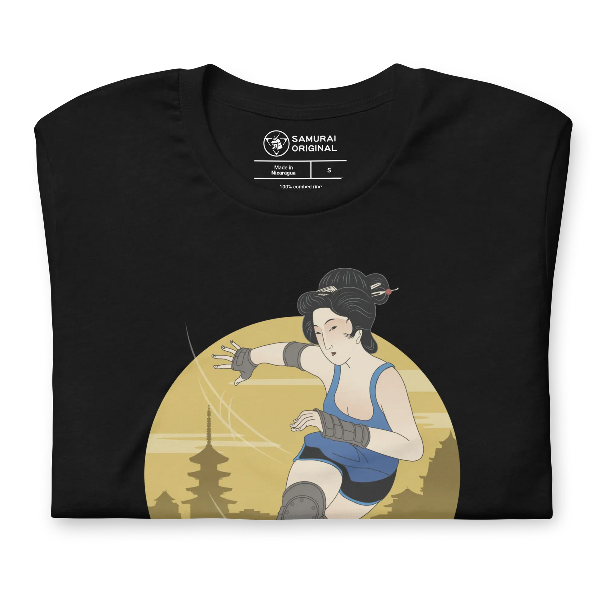 Geisha Roller Derby Japanese Ukiyo-e Unisex T-shirt -