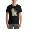 Golden Doodle Dog Funny Japanese Ukiyo-e Unisex T-shirt -